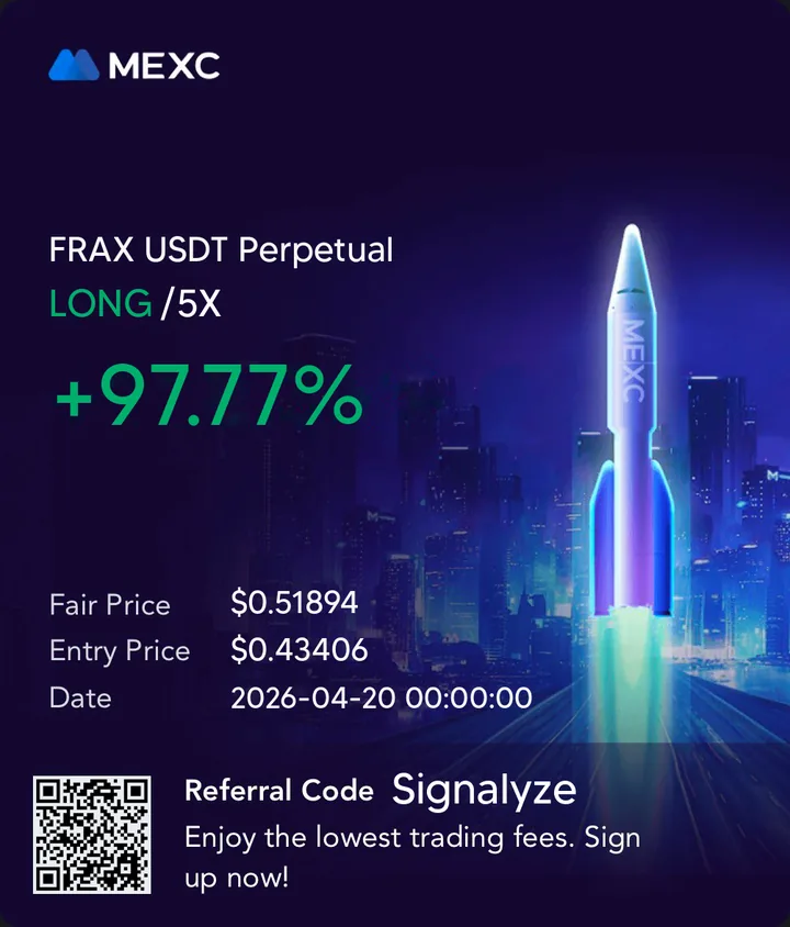 FRAXUSDT LONG 5x, Entry 0.43406, Exit 0.51894, +97.77%