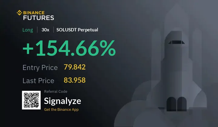 SOLUSDT LONG 30x, Entry 79.842, Exit 83.958, +154.66%